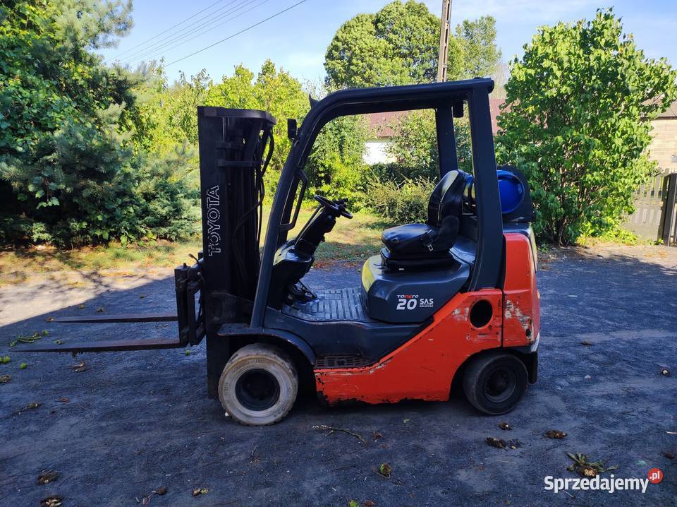 Toyota 028FGKF20 Wózek widłowy Triplex łódzkie Złoczew