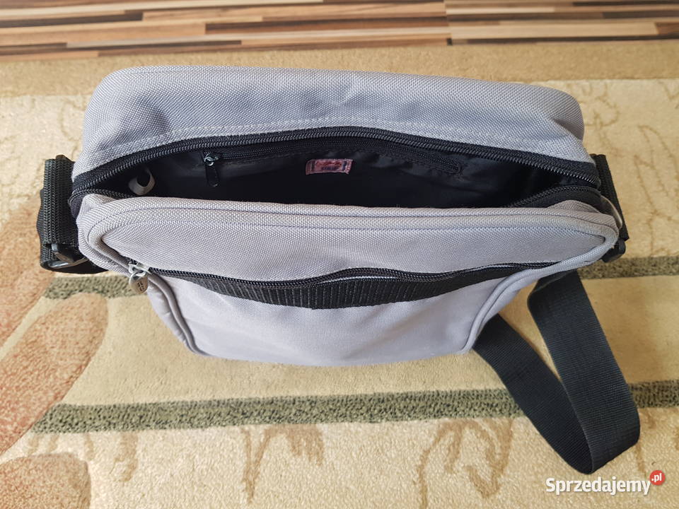 Saszetka teczka mała torba na ramię szara mazowieckie Warszawa