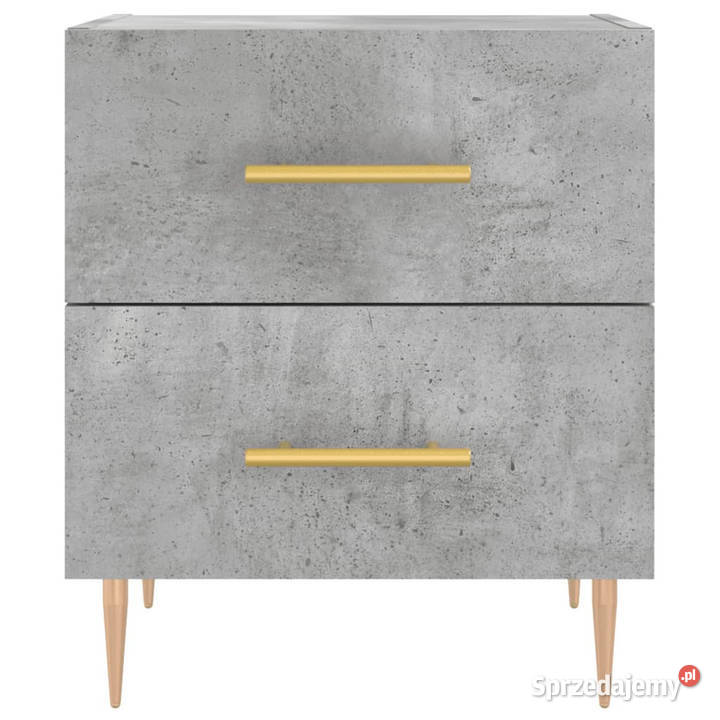 Szafki nocne 2 szarość betonu 40x35x475 WM827285 Warszawa