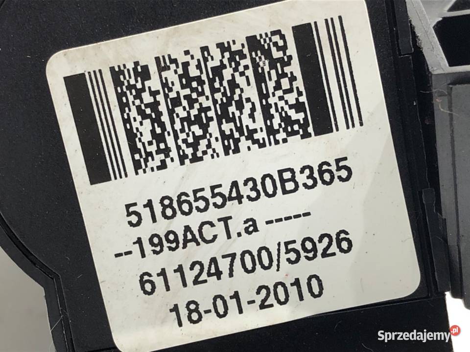 STACYJKA FIAT GRANDE PUNTO 518655430 14 77 Układ elektryczny, zapłon