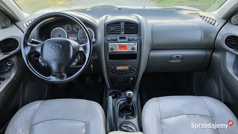 Hyundai Santa Fe 24 V6 LPG srebrny śląskie Gliwice