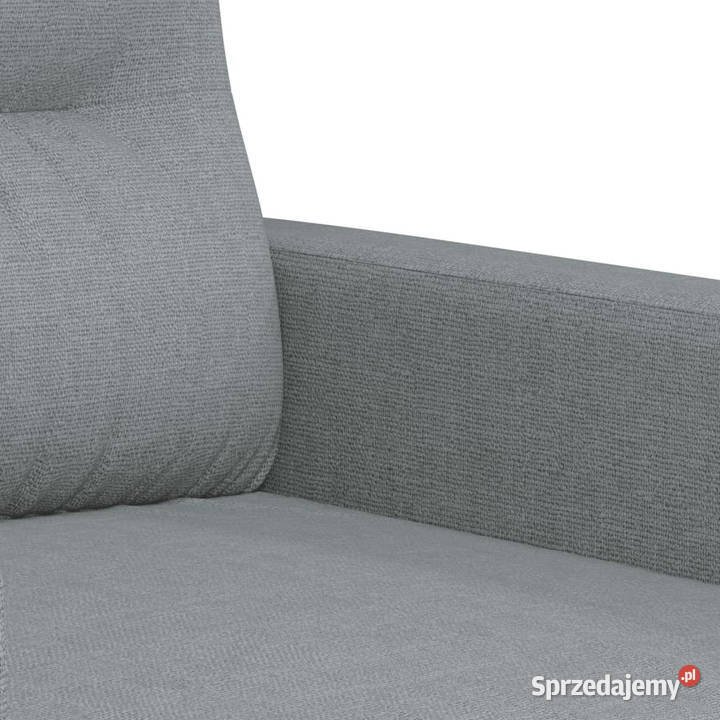 Sofa 2osobowa jasnoszara 140 tapicerowana Warszawa sprzedam