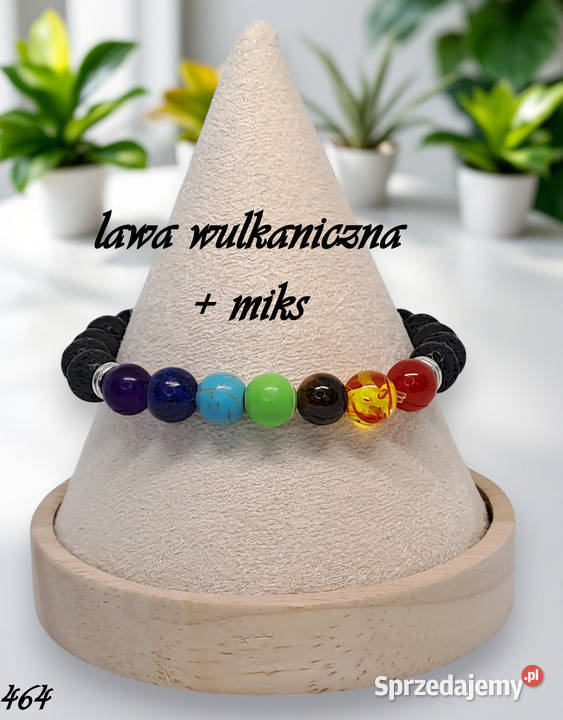 Bransoletka z lawy wulkanicznej LAWA wulkaniczna Warszawa sprzedam
