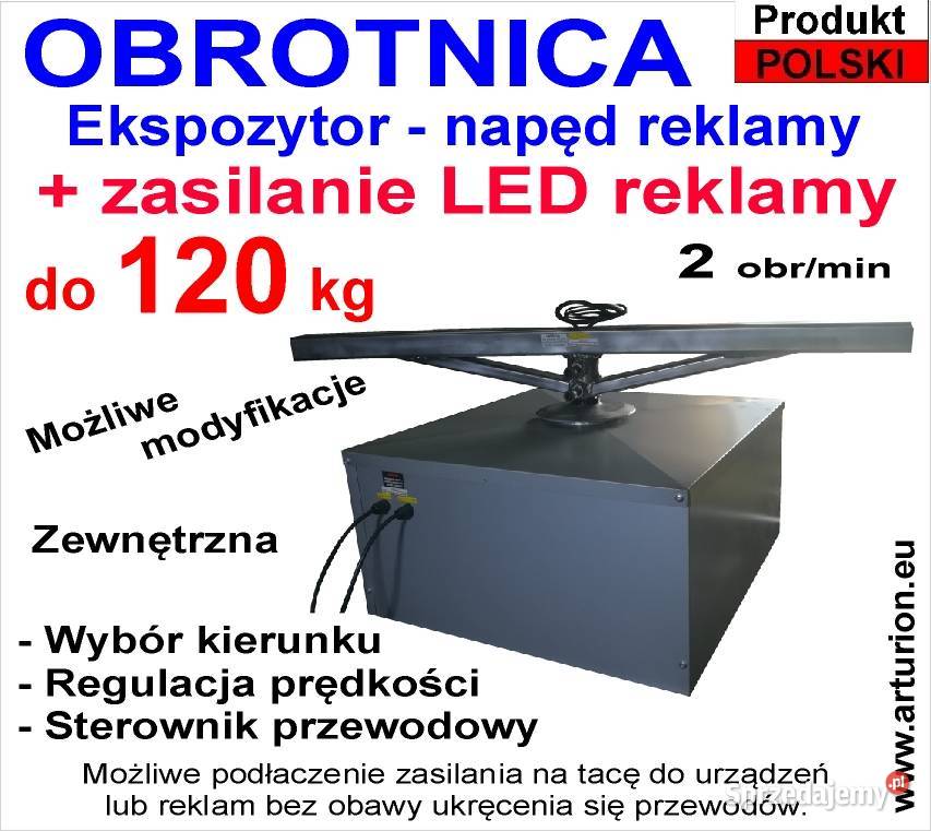 Podest Obrotowy Ekspozytor Napęd Reklam mazowieckie sprzedam