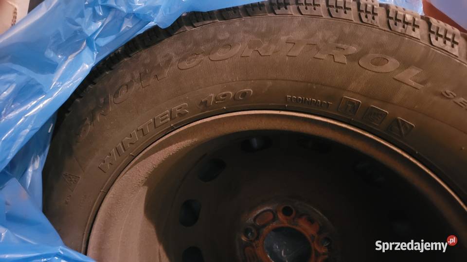 Zimowe opony 195 65 15 pirelli snow control z mazowieckie Warszawa