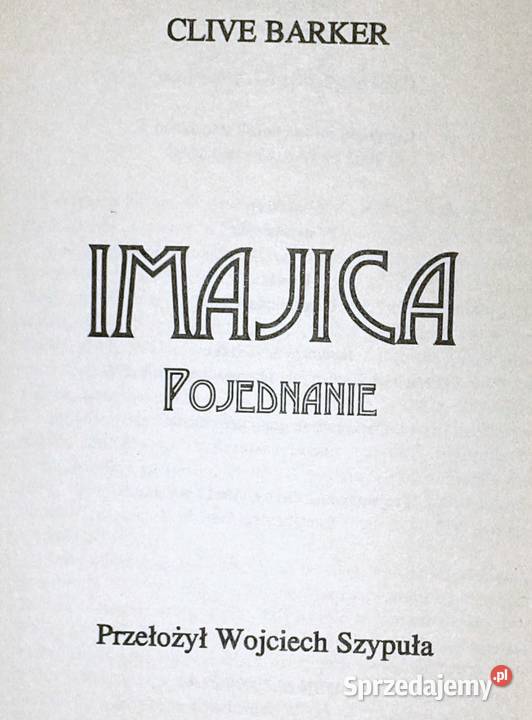Pojednanie Clive Barker miękka Chełm