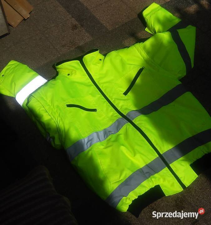 Kurtka odblaskowa zimowa XL zachodniopomorskie Koszalin sprzedam