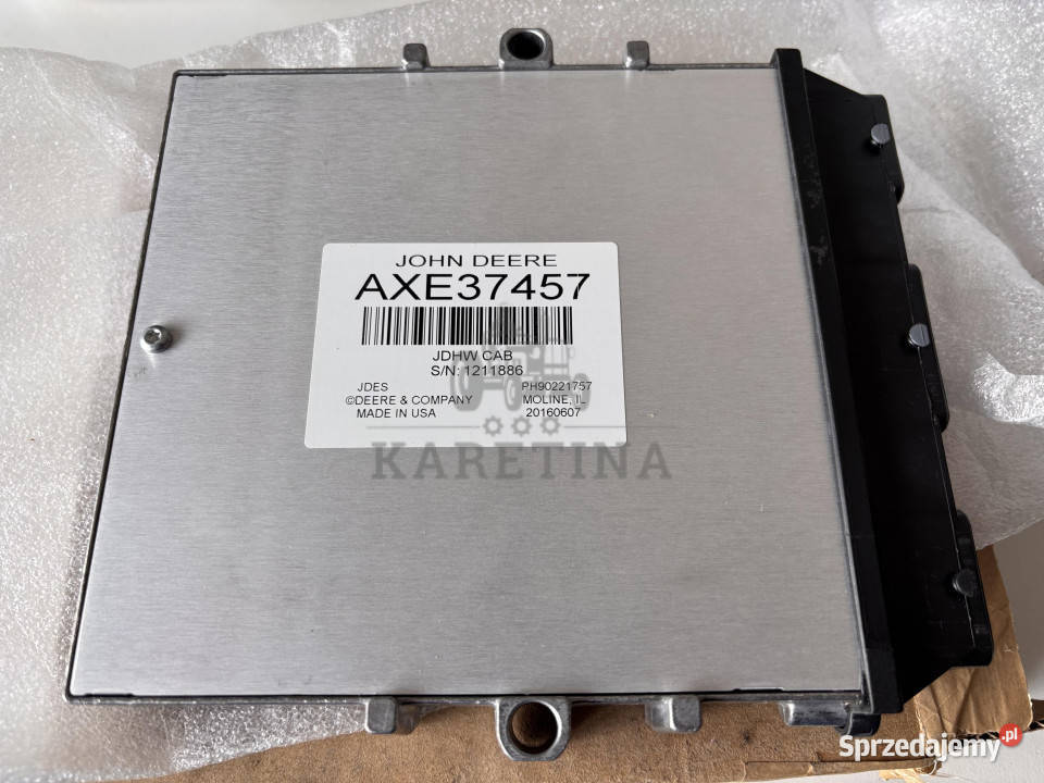 John Deere AXE37457 AXE67946 Sterowanie Kabiną Pozostałe