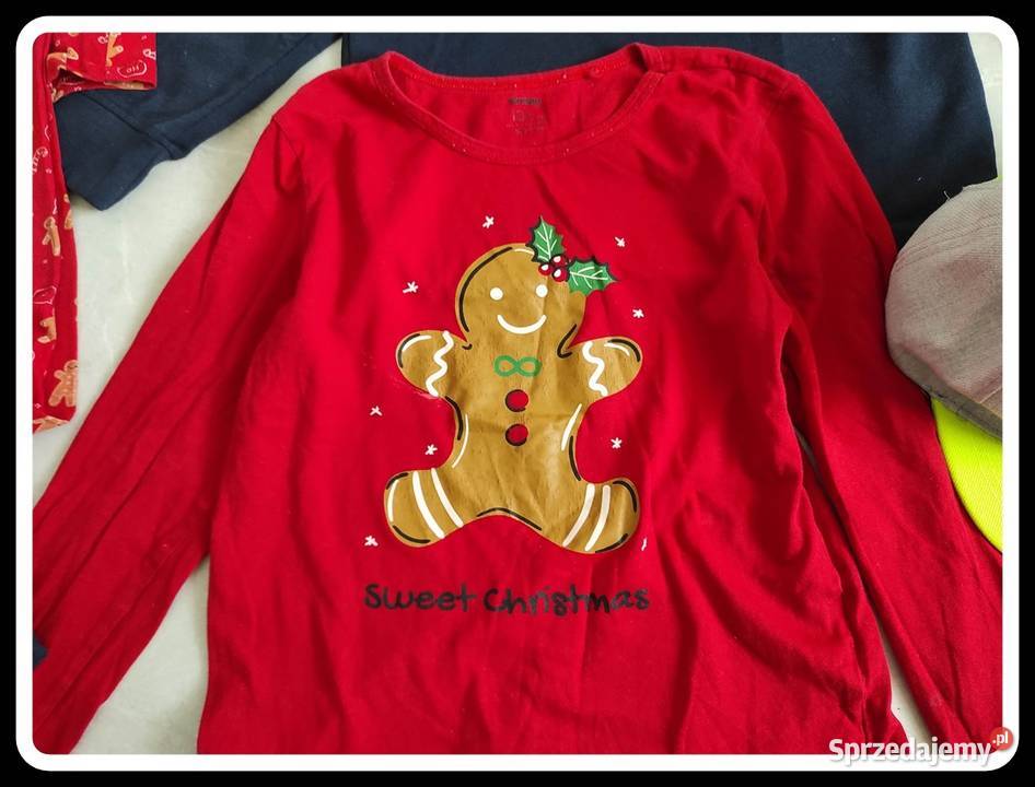 Zestaw ubrań chłopięcych 128134 piżama jeansy 7 lat+