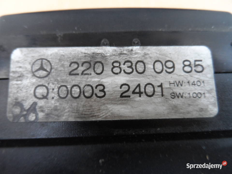 Panel nawiewu klimatyzacji Mercedes S 220 CL 215 Wyposażenie wnętrza Kalisz