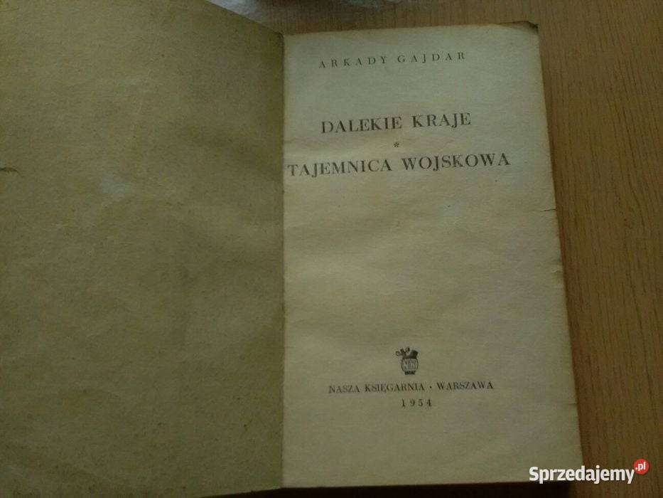 2w1 Dalekie kraje i Tajemnica wojskowa lata 50te Dąbrowa Górnicza