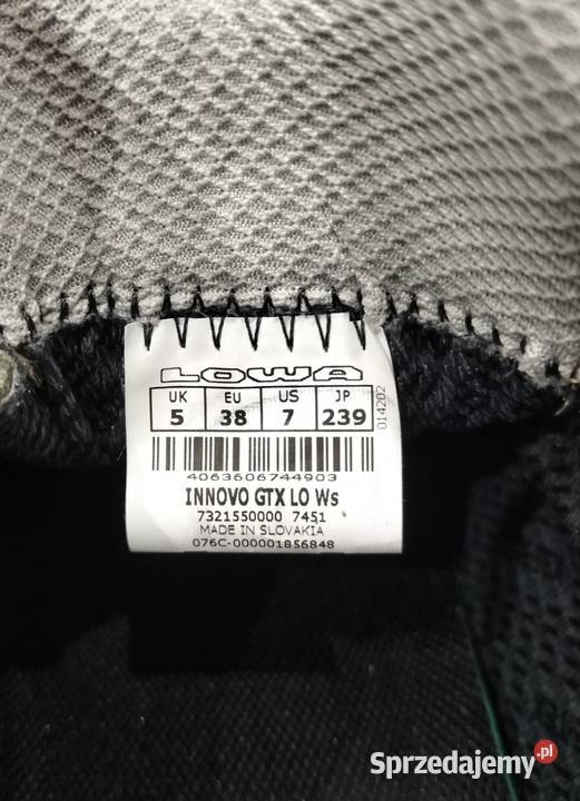 Buty Damskie Turystyczne Lowa Innova GTX Lo ws sprzedam