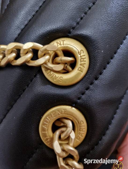 Torebka Ysl Loulou czarna a5 dwie przegrody 19cm Moda i Styl Września sprzedam