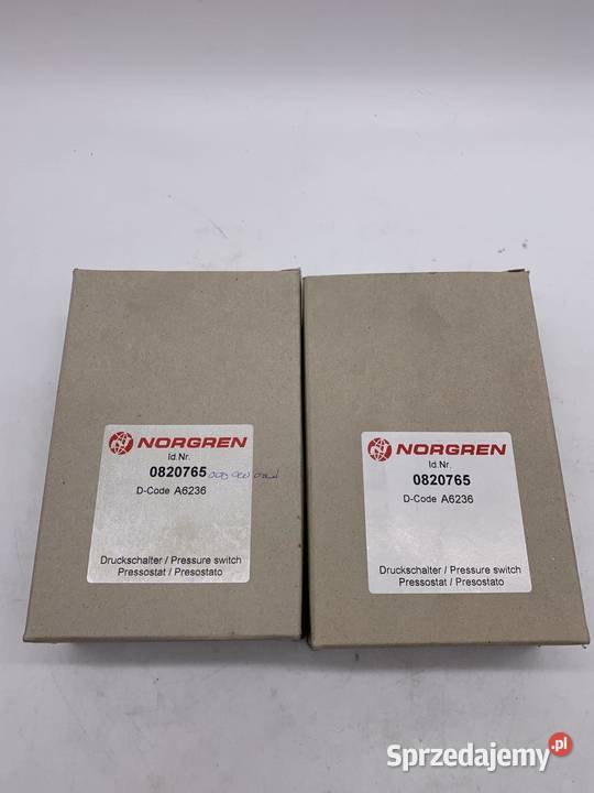 Norgren 0820765 Pressure Switch 0530 Bar Warszawa