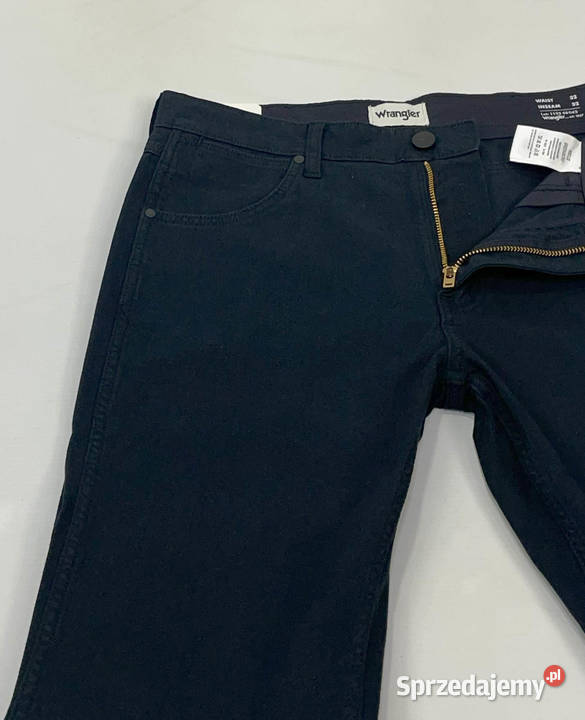 Spodnie męskie Wrangler Greensboro 803 Dark Navy Bydgoszcz