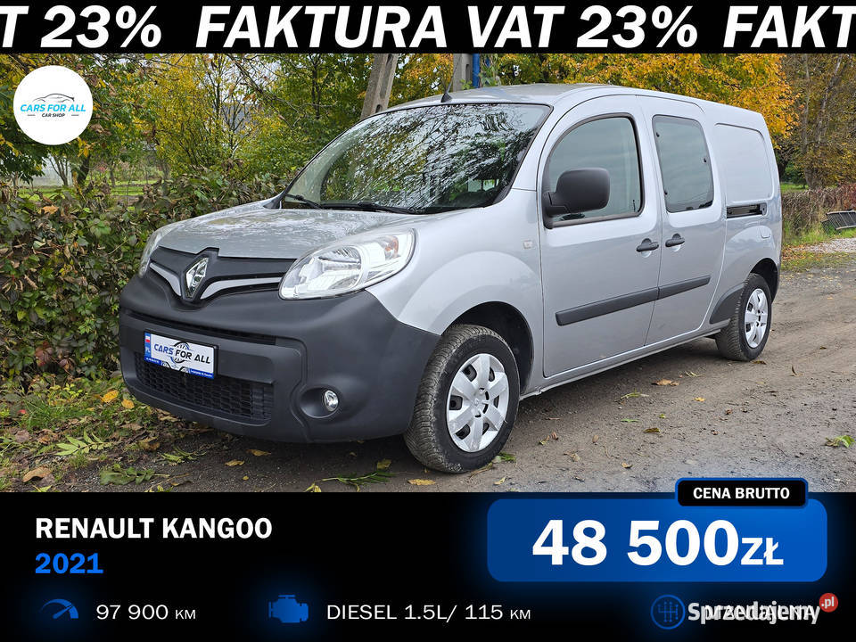 Renault Kangoo 15 dCi 2021 podkarpackie Rzeszów