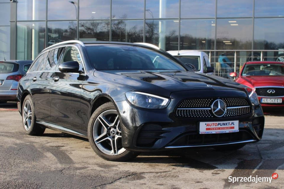 MercedesBenz Klasa E 2021r Hak Multibeam Temp automatyczna małopolskie Kraków
