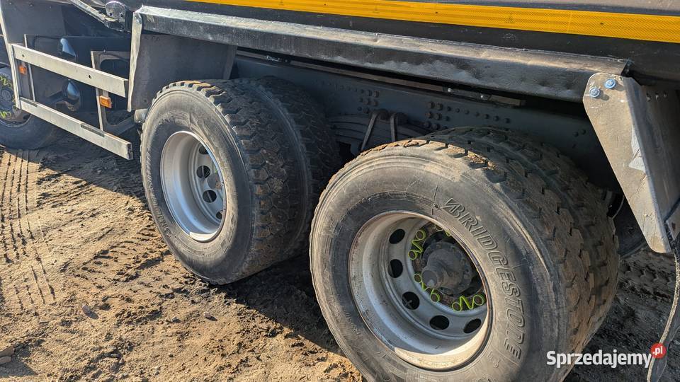 Scania P410 wywrotka 8x4 automatyczna plandeka Wywrotki mazowieckie Wyszogród