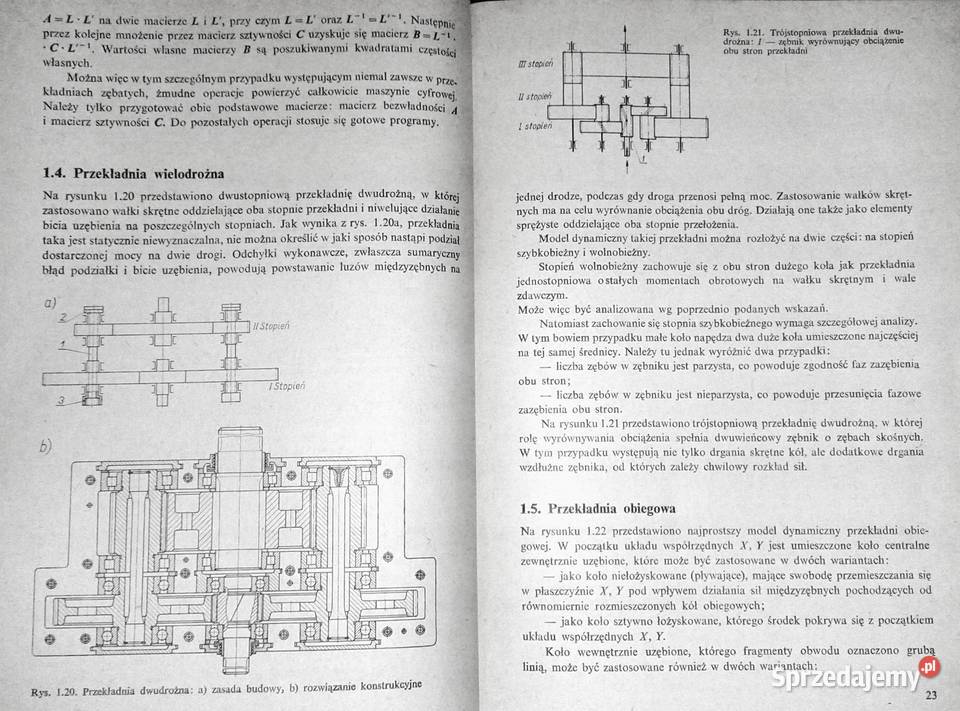 Przekładnie zębate Dynamika Ludwik Muller lubelskie Chełm