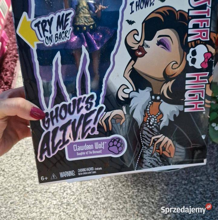 Lalka Monster High Clawdeen ghouls alive