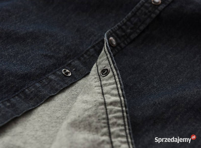 Modna Koszula stójka Indigo Jeans dżinsowa Zgorzelec