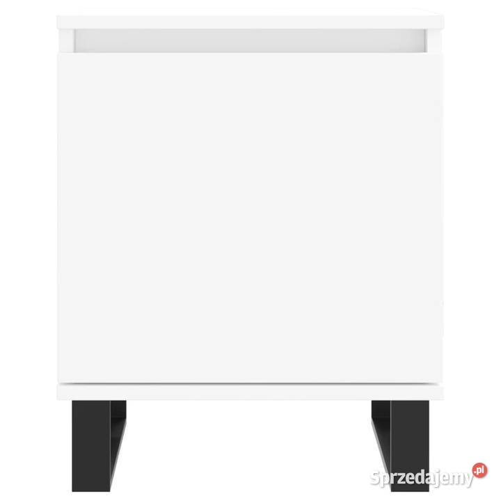 Szafki nocne 2 białe 40x30x50 materiał Warszawa sprzedam