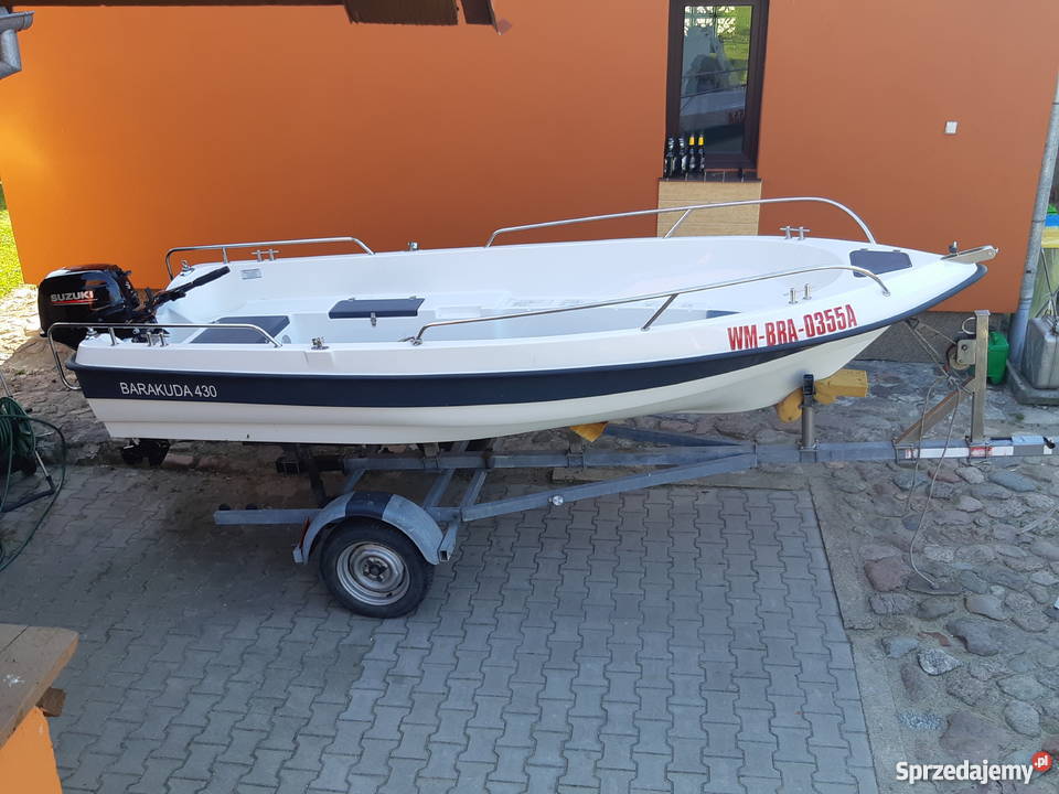 Barakuda 430 z silnikiem Suzuki 20 z 2018 roku Pozostałe Braniewo