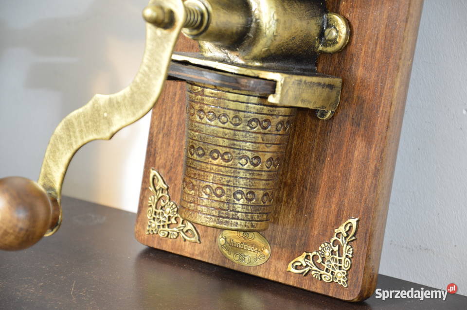 drewniany MŁYNEK wiszący do kawy bstary Jastrzębie-Zdrój