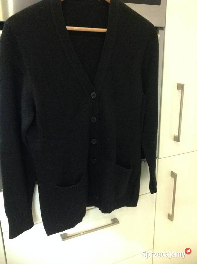 Sweter Czarny Rozpinany Damski SM lubuskie Nowa Sól