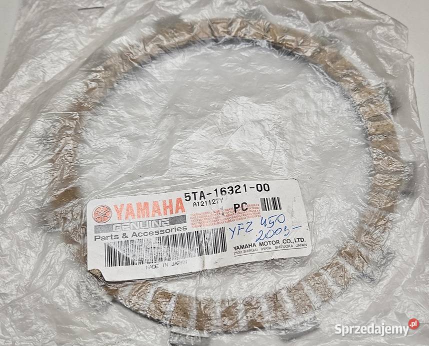 Tarcza sprzęgła Yamaha 5TA1632100 oryginał świętokrzyskie Kielce