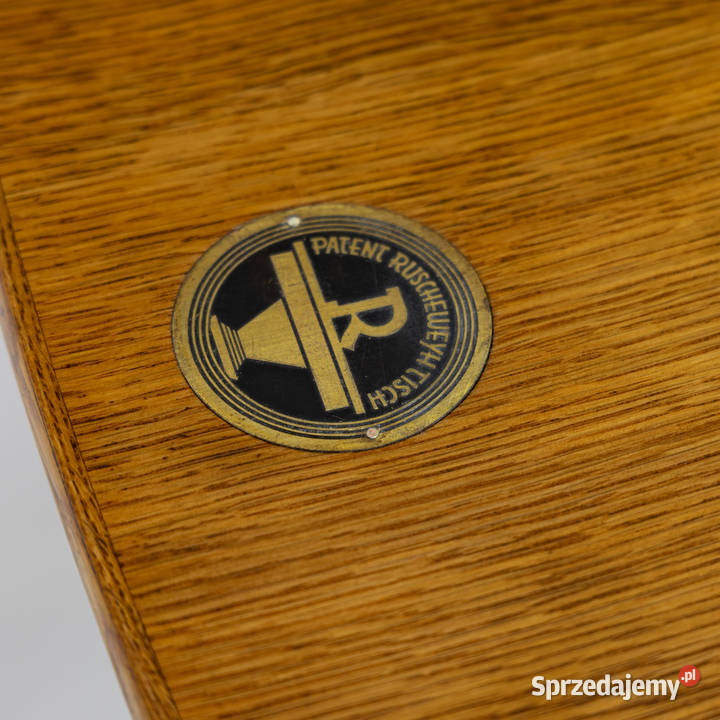 Stóół Art Deco Modernizm Dąb Lata 30 48 Osób wielkopolskie Swarzędz