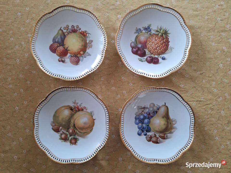 Talerze ażurowe dekoracyjne BAVARIA Schumann sprzedam
