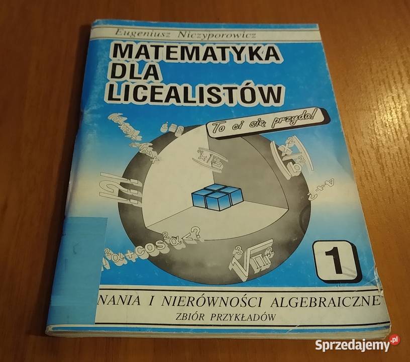Równania i nierówności zbiór przykładów 1 Gdańsk sprzedam