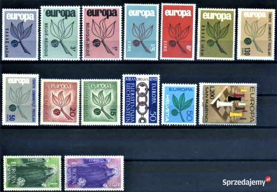 EUROPA CEPT 1965 kompletny rocznik MNH wysyłka Człuchów sprzedam