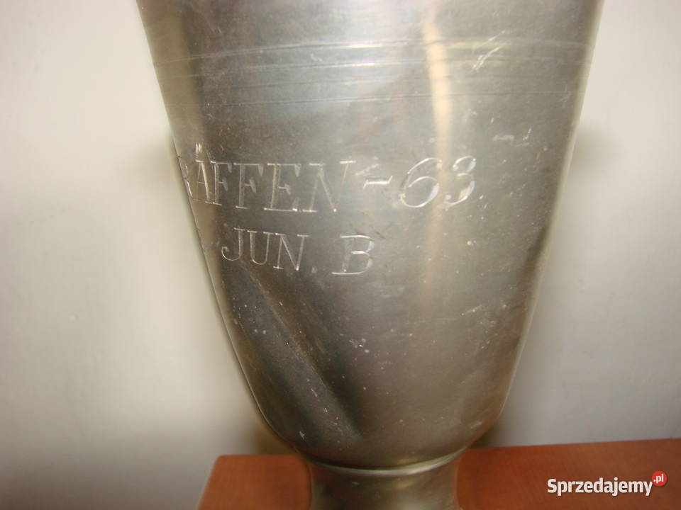 Svensk Tenn cynowy puchar nagrodowy 1963r Pruszcz Gdański