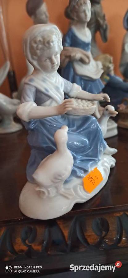 Figurka dziewczynka z krówką pomorskie