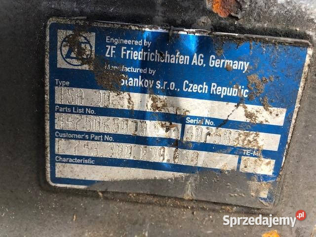 Most Napędowy ZF typ TSA 20 Fendt 720 722 724 Jastrzębniki