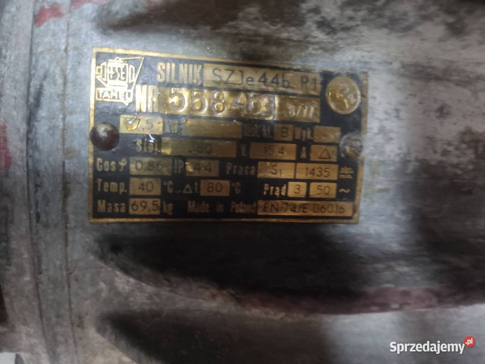 Silnik elektryczny 7 5 kw lubelskie Ludwin-Kolonia