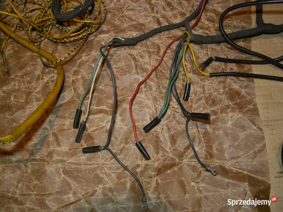 Fso Warszawa Taxi wiązka elektryczna tył Białystok