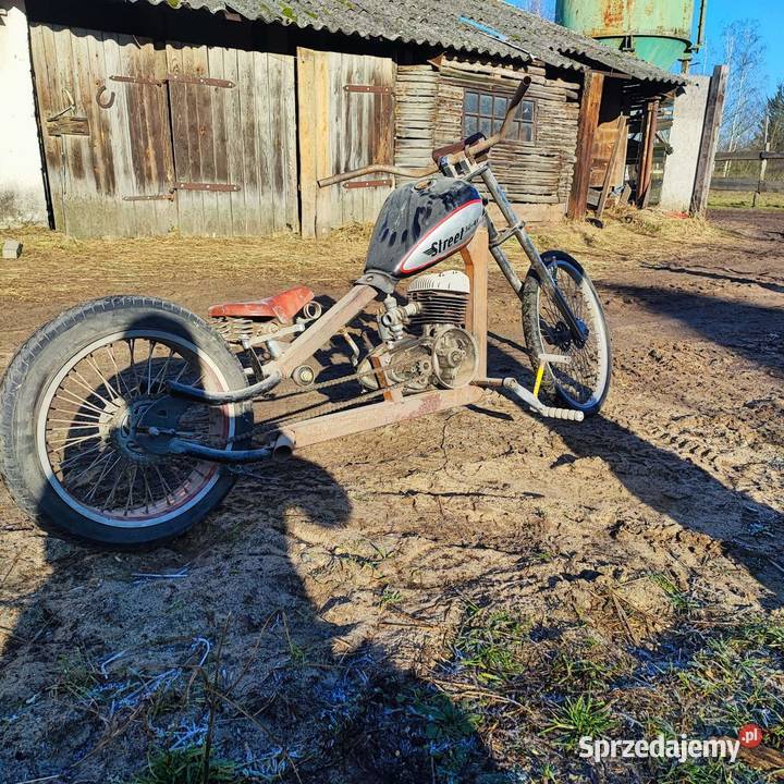 Projekt rama pod silnik wsk chopper sam benzyna