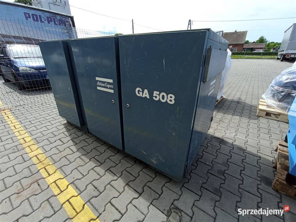 Sprężarka śrubowa kompresor ATLAS COPCO GA508 Wilków sprzedam