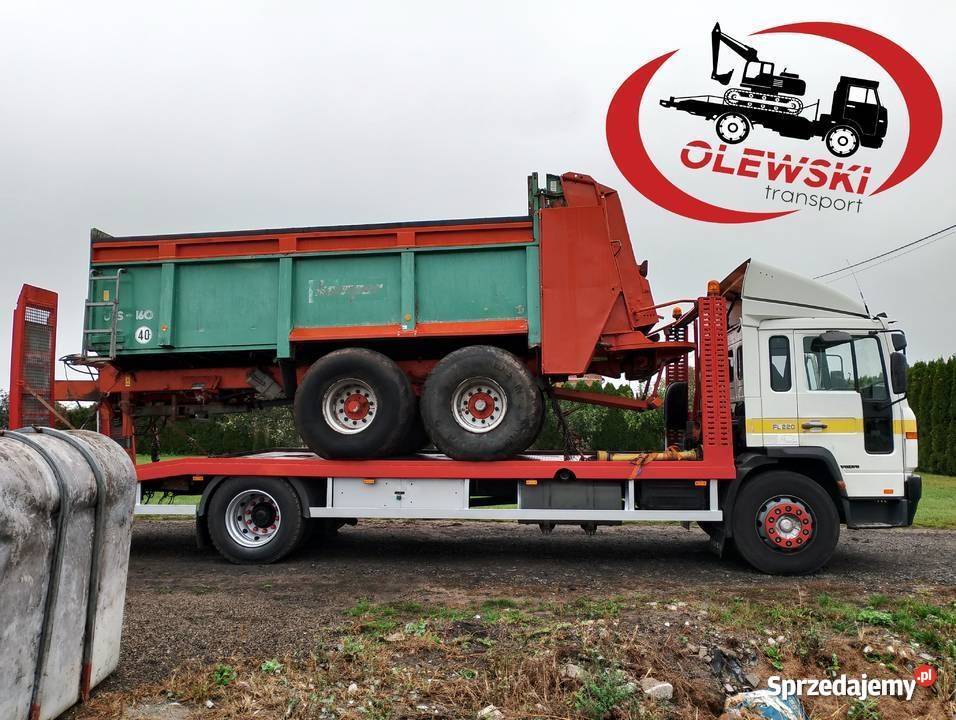 Transport maszyn pomoc drogowa auto pomoc Konin