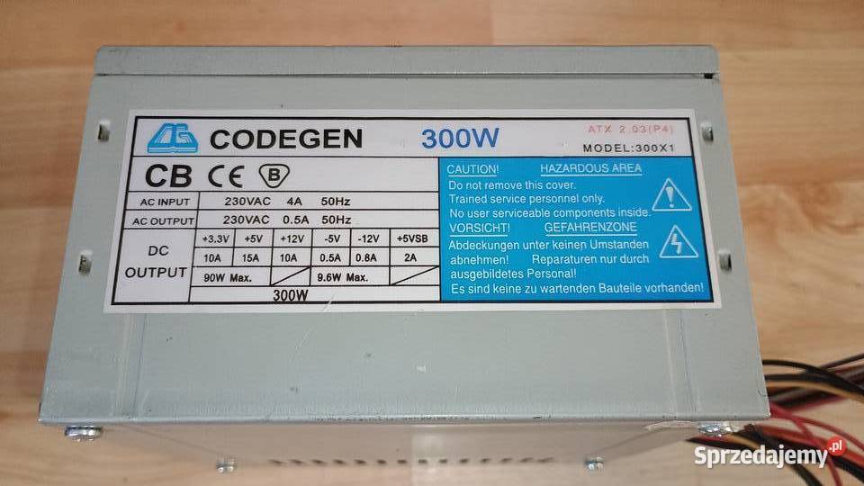 Codegen 300W model 300X1 standard ATX 203 Lubartów