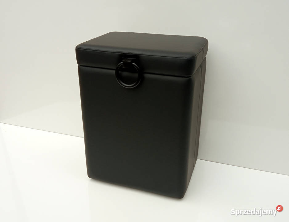 Kufer Kosz na pranie Bieliźniak czarny Akcesoria łazienkowe Poznań
