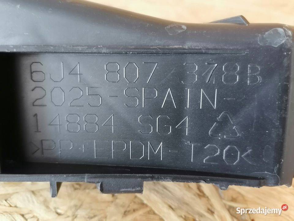 SEAT IBIZA IV ŚLIZG ZDERZAK PRAWY TYŁ 6J4807378B wielkopolskie Pleszew