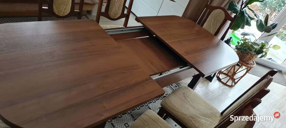 Sprzedam wyjątkowy stół rozkładany z 6 krzesłami Łódź
