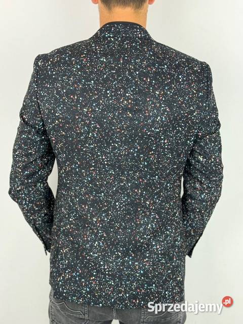 GIOVANNI PERA Marynarka męska D629 kropki