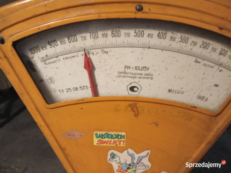 Waga Sklepowa PRL śląskie Imielin