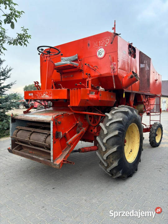 Kombajn zbożowy LAVERDA M120 heder 360 PERKINS Rolnictwo Czyżew-Ruś-Wieś