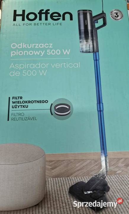 Bezworkowy odkurzacz pionowy Hoffen 500W łódzkie Łódź sprzedam